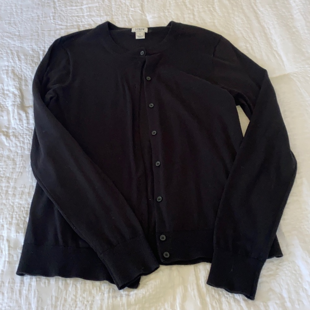 J Crew Black cardigan